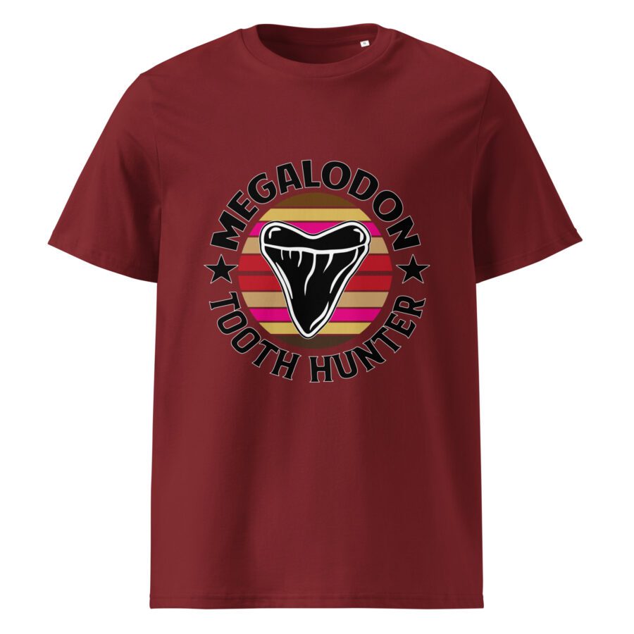 Megalodon tooth hunter - Unisex organic cotton t-shirt - Image 2