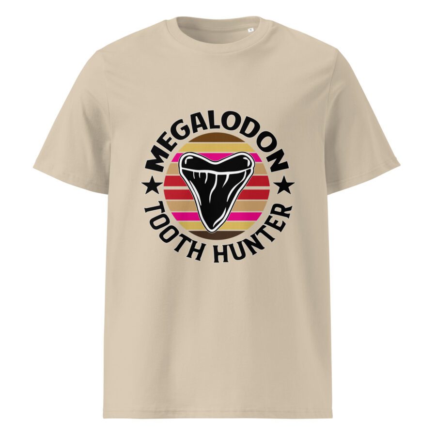 Megalodon tooth hunter - Unisex organic cotton t-shirt - Image 8