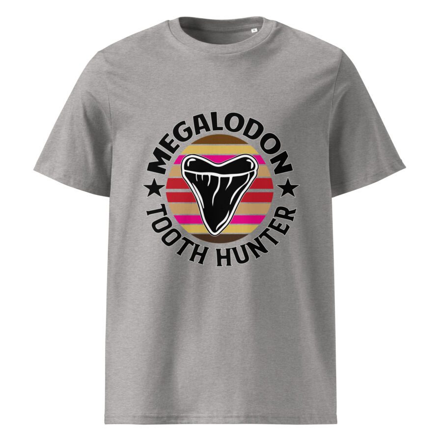 Megalodon tooth hunter - Unisex organic cotton t-shirt - Image 7