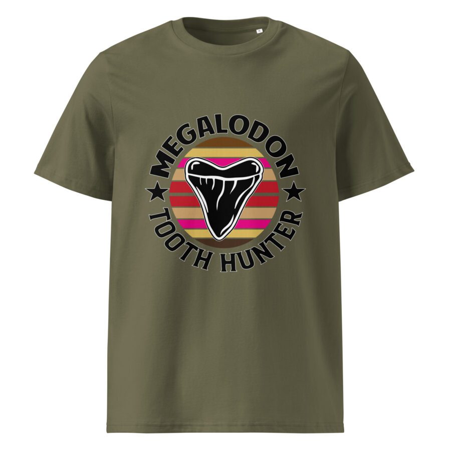 Megalodon tooth hunter - Unisex organic cotton t-shirt - Image 5