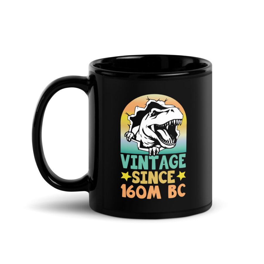 Vintage Since 160M BC Black Mug - Image 2