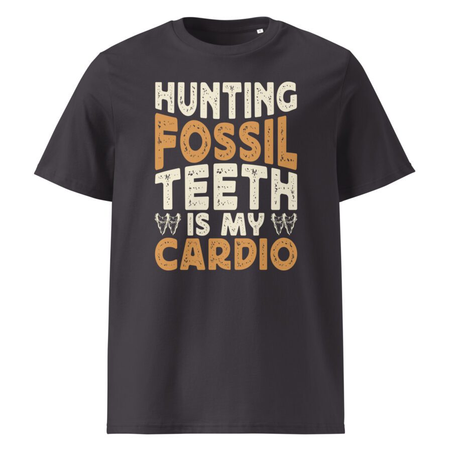 Hunting Fossil Teeth is My Cardio Unisex cotton t-shirt - Image 6
