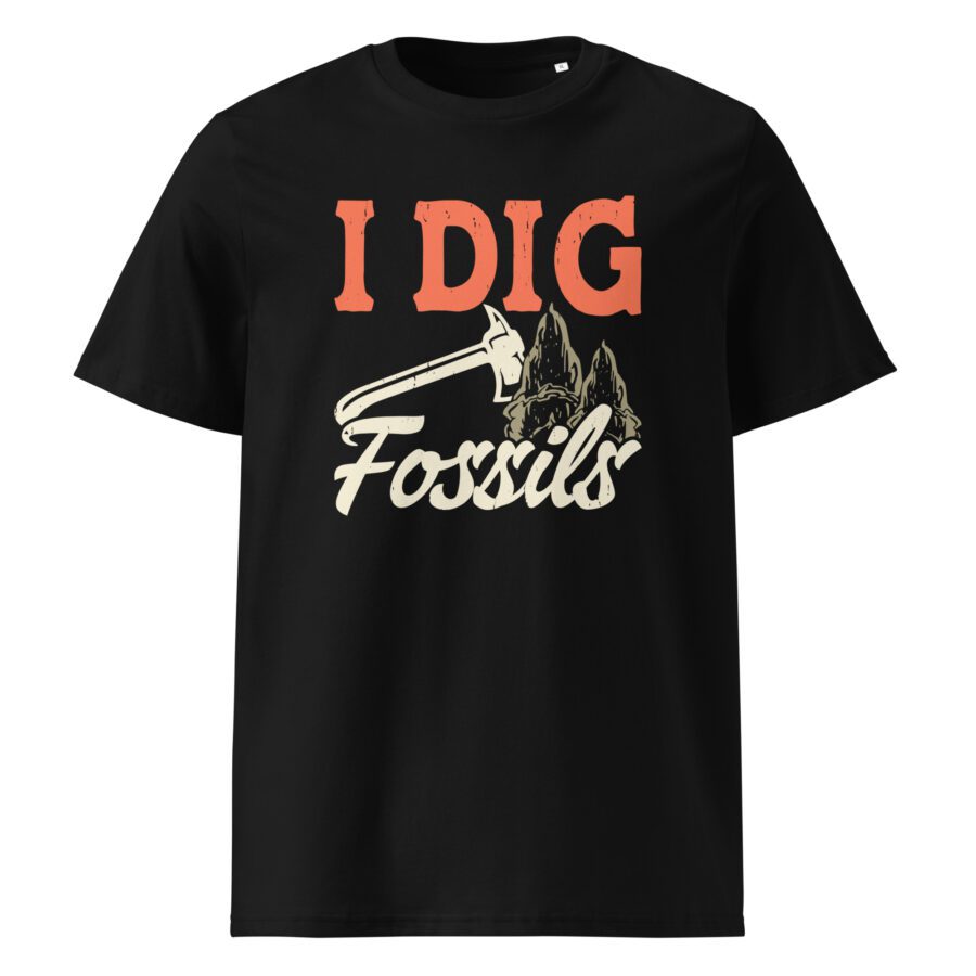 I Dig Fossils Unisex cotton t-shirt - Image 4