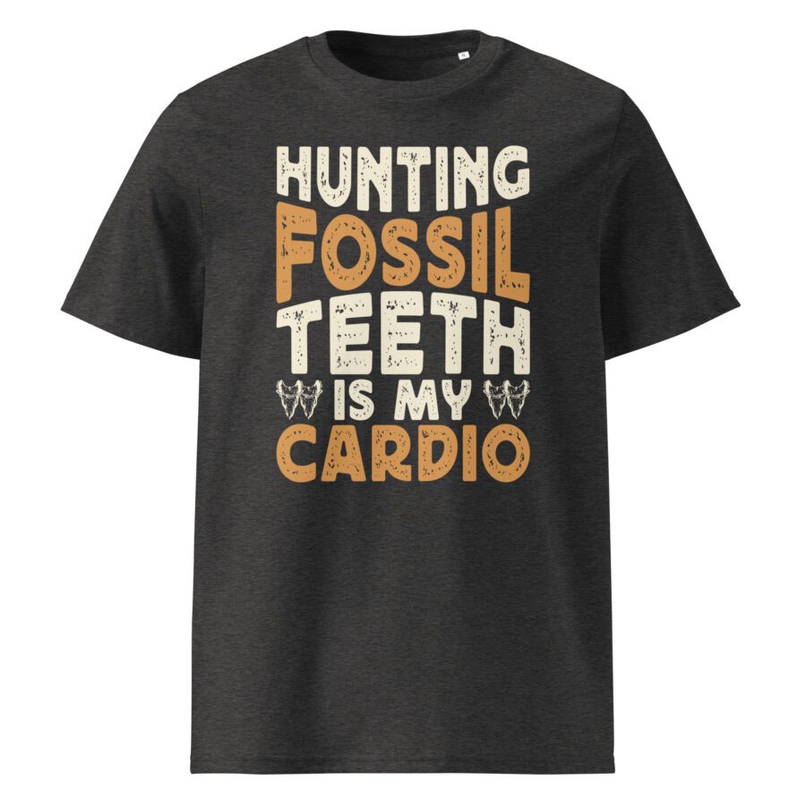 Hunting Fossil Teeth is My Cardio Unisex cotton t-shirt - Image 4