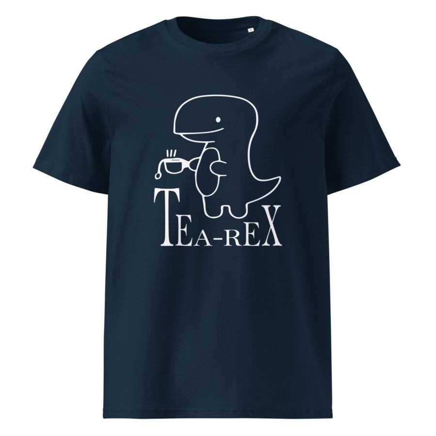 Tea-Rex Unisex cotton t-shirt - Image 3