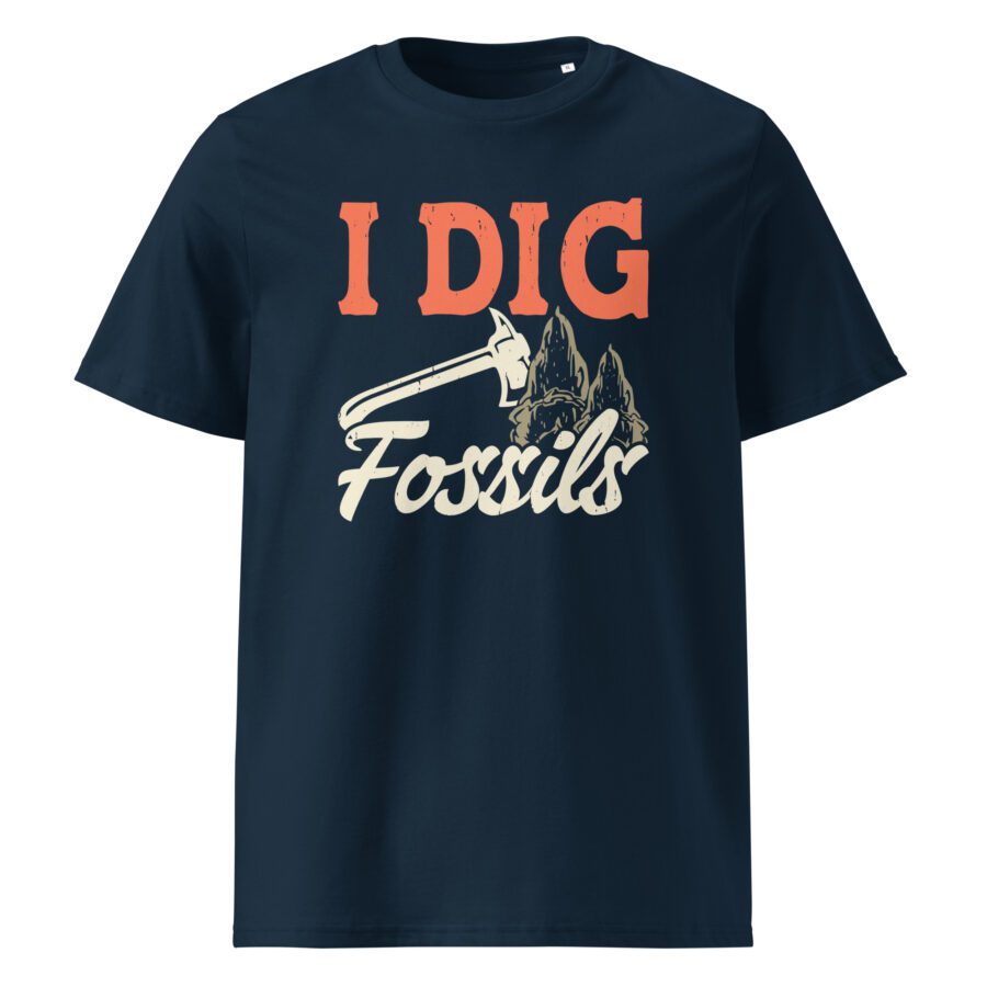 I Dig Fossils Unisex cotton t-shirt - Image 5