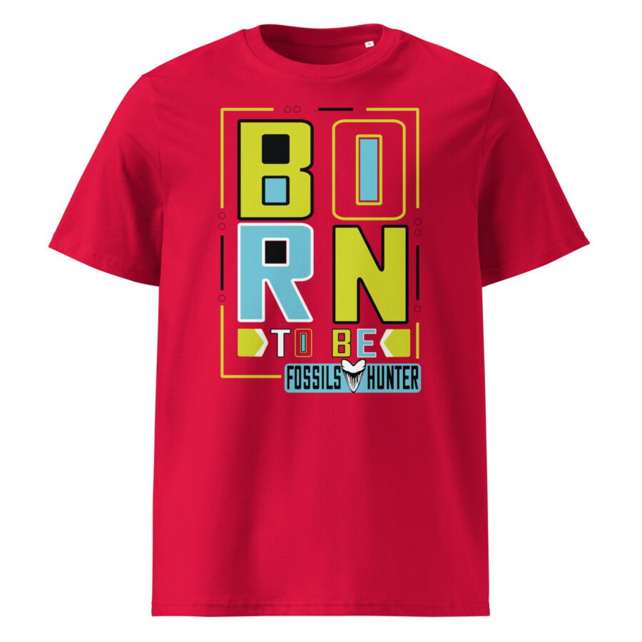 Born to Be Fossils Hunter - Unisex cotton t-shirt - Image 5